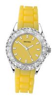 Sekonda Quartz with Yellow Dial Analogue Display and Yellow Silicone Strap 9908.27