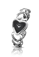 Sekonda Seksy Ladies Black Heart Dial Analogue With Heart Shaped Bracelet 4707.37