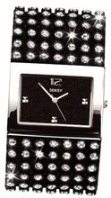 Seksy 4753 Ladies Black Crystal