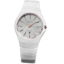Semdu SD6005G White Ceramic Dial with Rose Mark