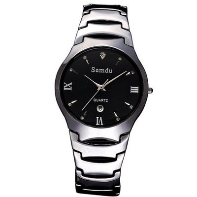 Semdu SD6006G Black Ceramic Dial