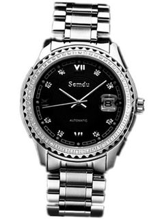 Semdu SD7001G Stainless Steel Black Dial Automatic