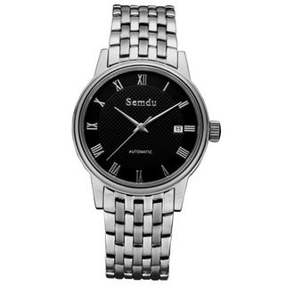 Semdu SD7004G Stainless Steel Black Dial Automatic