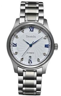 Semdu SD7006G Stainless Steel White Dial Automatic