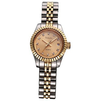 Semdu SD7008L Gold Plating White Dial Automatic