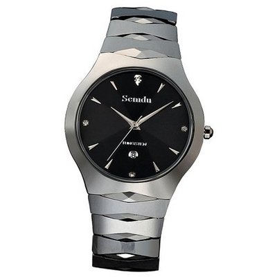 Semdu SD8003G Black Dial Tungsten Steel