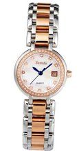 Semdu SD9022G Rose Gold Stainless Steel Black Dial
