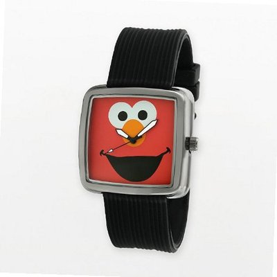 Elmo Rubber Strap in Black