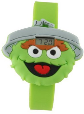 Sesame Street SW2506-OS Oscar the Grouch Digital LCD Kids