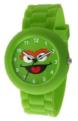Sesame Street SW612OS Oscar the Grouch Green Rubber