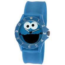 Sesame Street Unisex SW4920CM Cookie Monster Sport Bezel Blue Slap