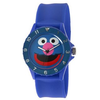 Sesame Street Unisex SW4920GR Grover Sport Bezel Blue Slap