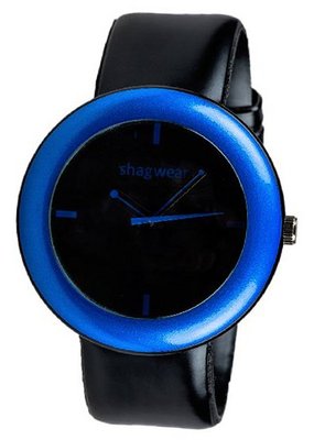 Trendy Large Dial Buckle Strap by Shagwear Cobalt Blue & Black