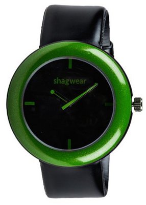 Trendy Large Dial Buckle Strap by Shagwear Green & Black