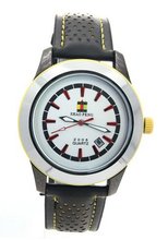 SHAO PENG Date Hardlex Crystal Waterproof Genuine Leather Band Analogue Quartz es