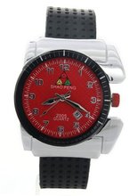 SHAO PENG Hot Sale Buckle Black Rubber Band Water Resistant Date Analogue Quartz Wristes