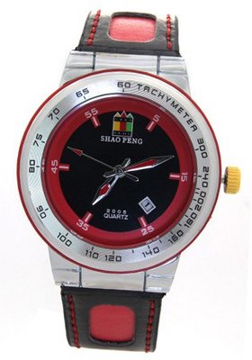uShao Peng SHAO PENG Boys Calendar Date Colorful Leather band Analogue Quartz es 