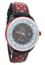 uShao Peng SHAO PENG Colourful Genuine Leather band Waterproof Date Analog Quartz es 