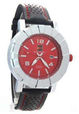 uShao Peng SHAO PENG Multicolour Genuine Leather band Waterproof Date Analog Quartz es 