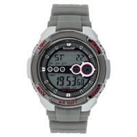 Sharp Gray Digital Sports with Alarm, Stop and Light SHP8909