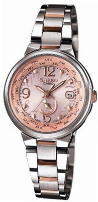 Casio SHEEN Solar Multiband 6 Lady's SHW-1507SG-4AJF (Japan Import)