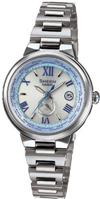 CASIO SHEEN VOYAGE SERIES (SHW-1509D-7A2JF) 6 MULTIBANDS RADIO SOLAR LADYS WRISTWATCH (JAPANESE MODEL)