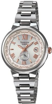 CASIO SHEEN VOYAGE SERIES (SHW-1509D-7AJF) 6 MULTIBANDS RADIO SOLAR LADYS WRISTWATCH (JAPANESE MODEL)