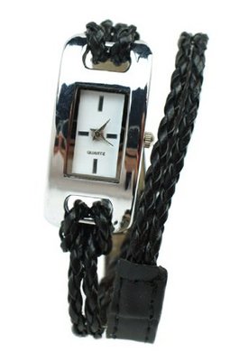 Black Petite Adult and Teen girls Bracelet Wrap 6" to 7"