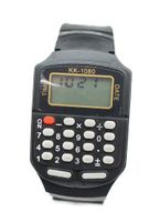 Christmas Closeout Sale Black Calculator Wrist for youth, teens, young adults 5 3/4" to 8 3/8"