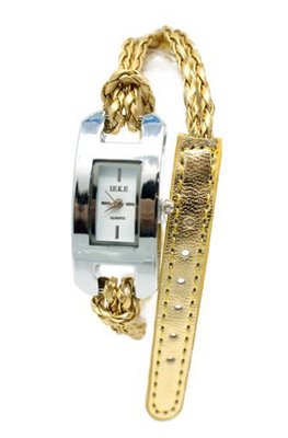 Metallic Gold Petite Adult and Teen girls Bracelet Wrap 6" to 7"