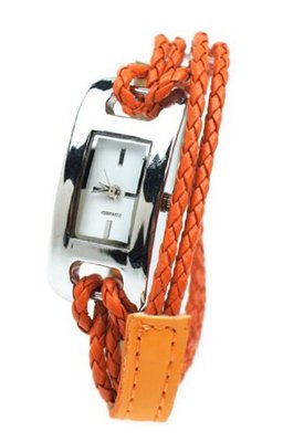 Orange Petite Adult and Teen girls Bracelet Wrap 6" to 7"