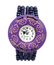 Purple Wood Resort Stretch Wrist Size 6" to 8"