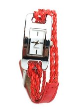 Red Petite Adult and Teen girls Bracelet Wrap 6" to 7"