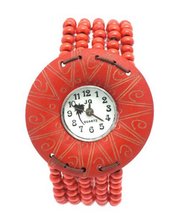 Red Wood Resort Stretch Wrist Size 6" to 8"