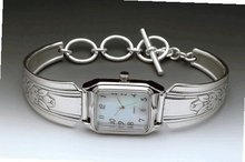 Silver Spoon Ladies Unique Vintage MOP Rectangular Virginia