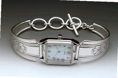 Silver Spoon Ladies Unique Vintage MOP Rectangular Virginia