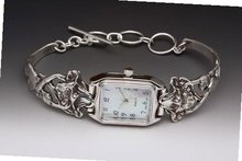 Silver Spoon Mother of Pearl Rectangular Unique Phoebe