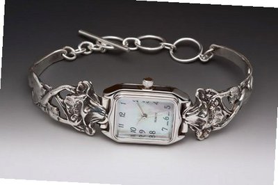 Silver Spoon Mother of Pearl Rectangular Unique Phoebe