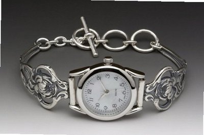 Silver Spoon Silver Ladies Round Mother of Pearl Unique Verona