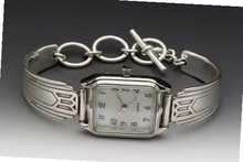 Silver Spoon Sterling Silver Art Deco Ladies MOP Unique