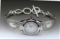 Silver Spoon Sterling Silver Ladies MOP Round Unique Lady Grace