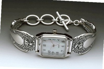 Silver Spoon Vintage Ladies MOP Rectangular Victoria