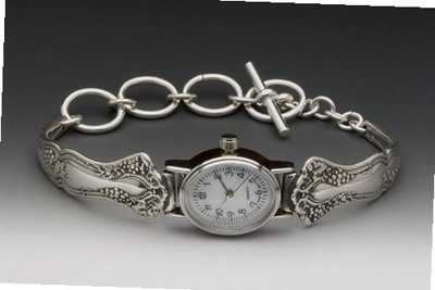 Silver Spoon Vintage Oval Ladies MOP Unique Petite Merlot