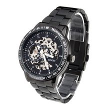 Sinobi Fashion Analog Mechanical Stainless Steel Wrist Unisex