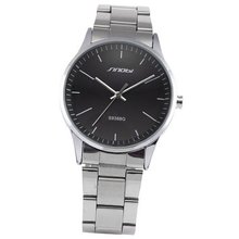 SINOBI Silver Black Lady Stainless Steel Sport Quartz Wrist Gift SNB014