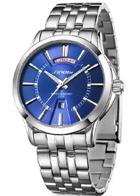 uSINOBI Newest Style Male Business Casual Quartz Stainless Steel Modern 1110 