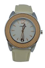 uSINOBI Sinobi Analog Golden Dial PU Leather Wrist WTH0264 