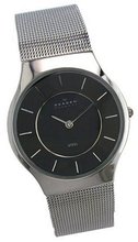 Skagen 233LSSB Black Face Mesh Bracelet