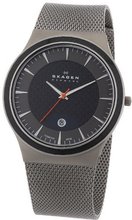 Skagen 234XXLT Carbon Fiber Dial Titanium Mesh