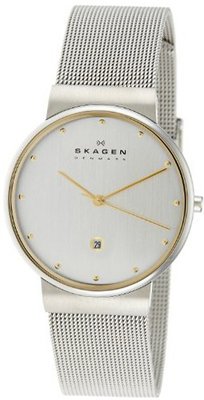 Skagen 355LGSC Two-Tone Mesh Band